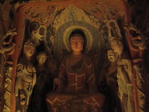 Mogao caves (Pictures from reproductions - the caves are too fragile for photos.)