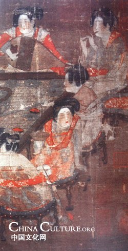 Music graphics in the Tang Dynasty art
