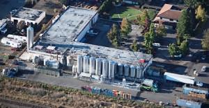 Lagunitas Brewing aerial view