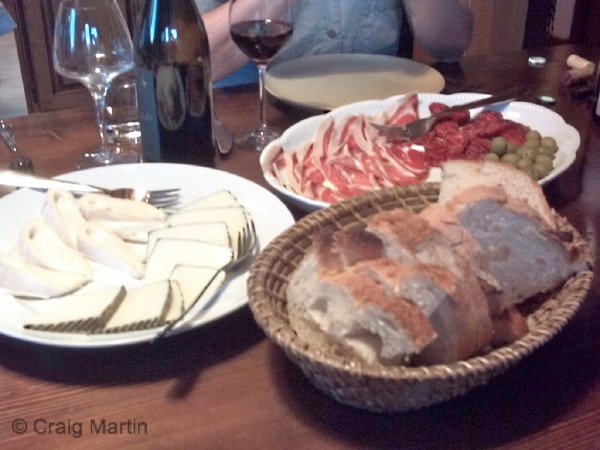 wine savoie tasting platter france