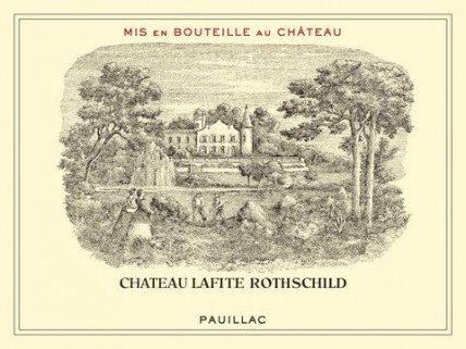 Bordeaux 2011 Chateau Lafite Rothschild bottle label